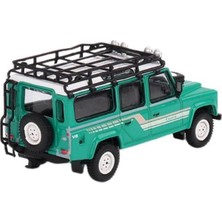 Mini Gt 590 Land Rover Defender 110 1985 County Station Wagon Trident Green Model Araba