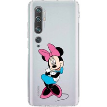 PrintiFy Xiaomi Mi Note 10 Pro Kamera Korumalı Kapak Minnie Mouse Tasarımlı Şeffaf Kılıf