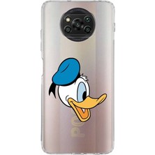 PrintiFy Xiaomi Poco X3 Nfc Kamera Korumalı Kapak Donald Duck Tasarımlı Şeffaf Kılıf