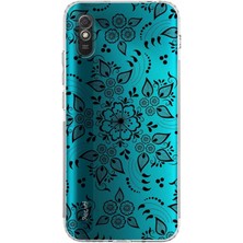 PrintiFy Xiaomi Redmi 9A Kamera Korumalı Kapak Nostalji Desen Tasarımlı Şeffaf Kılıf