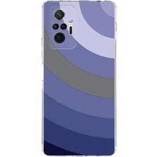 PrintiFy Xiaomi Redmi Note 10 Pro 4g Kamera Korumalı Kapak Renk Cümbüşü Tasarımlı Şeffaf Kılıf