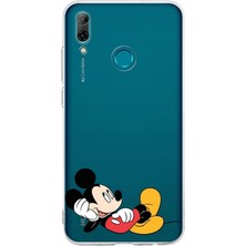 PrintiFy Huawei P Smart 2019 Kamera Korumalı Kapak Mickey Mouse Tasarımlı Şeffaf Kılıf