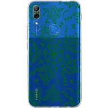 PrintiFy Huawei P Smart Z Kamera Korumalı Kapak Nostalji Desen Tasarımlı Şeffaf Kılıf