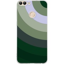 PrintiFy Huawei P Smart Kamera Korumalı Kapak Renk Cümbüşü Tasarımlı Şeffaf Kılıf