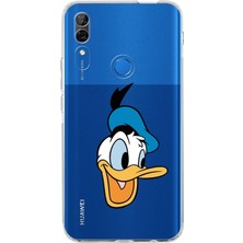 PrintiFy Huawei P Smart Z Kamera Korumalı Kapak Donald Duck Tasarımlı Şeffaf Kılıf