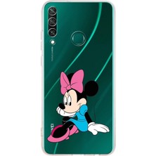 PrintiFy Huawei Y6 P Kamera Korumalı Kapak Minnie Mouse Tasarımlı Şeffaf Kılıf