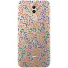 PrintiFy Huawei Mate 20 Lite Kamera Korumalı Kapak Hello Kitty Tasarımlı Şeffaf Kılıf