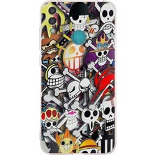 PrintiFy Huawei Y7 2019 Kamera Korumalı Kapak Anime Tasarımlı Şeffaf Kılıf