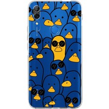 PrintiFy Huawei P Smart Z Kamera Korumalı Kapak Duck Tasarımlı Şeffaf Kılıf