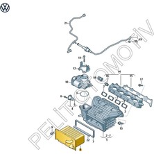 pelit oto Audi  A1 A3 Turbo Intercooler Hava Soğutucu 03F145749B 03F145749C