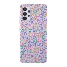 PrintiFy Samsung Galaxy A13 Uyumlu Kapak Hello Kitty Tasarımlı Şeffaf Süper Silikon Kılıf