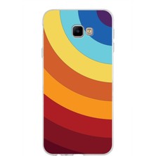 PrintiFy Samsung Galaxy J4 Core Kapak Renk Cümbüşü Tasarımlı Şeffaf Süper Silikon Kılıf