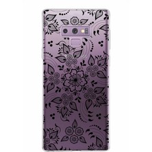 PrintiFy Samsung Galaxy Note 9 Kapak Nostalji Desen Tasarımlı Şeffaf Süper Silikon Kılıf