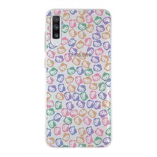 PrintiFy Samsung Galaxy A70S Uyumlu Kapak Hello Kitty Tasarımlı Şeffaf Süper Silikon Kılıf