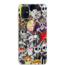 PrintiFy Samsung Galaxy M31S Kapak Anime Tasarımlı Şeffaf Süper Silikon Kılıf