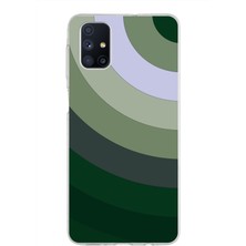 PrintiFy Samsung Galaxy M51 Kapak Renk Cümbüşü Tasarımlı Şeffaf Süper Silikon Kılıf