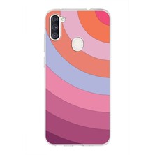 PrintiFy Samsung Galaxy A11 Kapak Renk Cümbüşü Tasarımlı Şeffaf Süper Silikon Kılıf