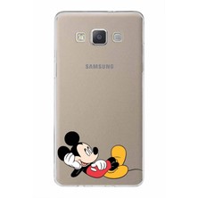 PrintiFy Samsung Galaxy A5 (2015) Kapak Mickey Mouse Tasarımlı Şeffaf Süper Silikon Kılıf