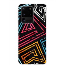 PrintiFy Samsung Galaxy S20 Ultra Kapak Eskitme Tasarımlı Şeffaf Süper Silikon Kılıf
