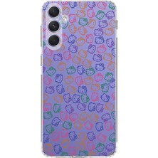 PrintiFy Samsung Galaxy A54 Kamera Korumalı Kapak Hello Kitty Tasarımlı Şeffaf Süper Silikon Kılıf