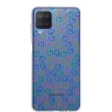 PrintiFy Samsung Galaxy M12 Kapak Hello Kitty Tasarımlı Şeffaf Süper Silikon Kılıf