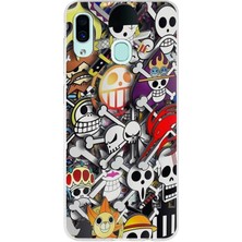 PrintiFy Samsung Galaxy A30 Uyumlu Kapak Anime Tasarımlı Şeffaf Süper Silikon Kılıf