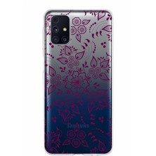 PrintiFy Samsung Galaxy M31S Kapak Nostalji Desen Tasarımlı Şeffaf Süper Silikon Kılıf
