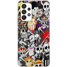 PrintiFy Samsung Galaxy A53 Uyumlu Kapak Anime Tasarımlı Şeffaf Süper Silikon Kılıf