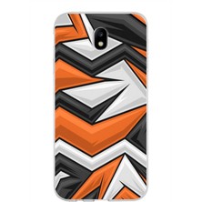 PrintiFy Samsung Galaxy J7 Pro Kapak Grafiti Tasarımlı Şeffaf Süper Silikon Kılıf