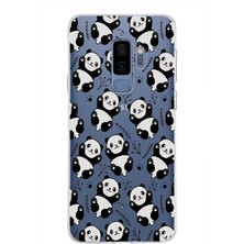 PrintiFy Samsung Galaxy S9 Plus Kapak Panda Tasarımlı Şeffaf Süper Silikon Kılıf