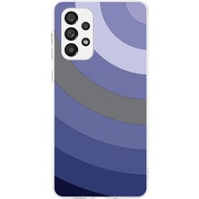 PrintiFy Samsung Galaxy A73 Kapak Renk Cümbüşü Tasarımlı Şeffaf Süper Silikon Kılıf