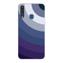 PrintiFy Samsung Galaxy A20S Kapak Renk Cümbüşü Tasarımlı Şeffaf Süper Silikon Kılıf