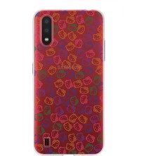 PrintiFy Samsung Galaxy A01 Uyumlu Kapak Hello Kitty Tasarımlı Şeffaf Süper Silikon Kılıf