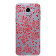 PrintiFy Samsung Galaxy J6 Kapak Nostalji Desen Tasarımlı Şeffaf Süper Silikon Kılıf