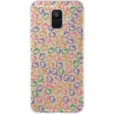 PrintiFy Samsung Galaxy A6 (2018) Uyumlu Kapak Hello Kitty Tasarımlı Şeffaf Süper Silikon Kılıf