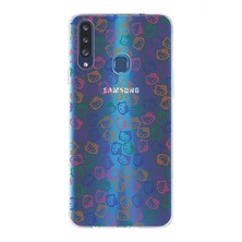 PrintiFy Samsung Galaxy A20S Uyumlu Kapak Hello Kitty Tasarımlı Şeffaf Süper Silikon Kılıf