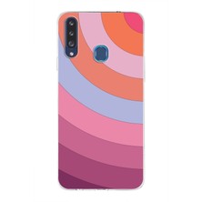 PrintiFy Samsung Galaxy A20S Kapak Renk Cümbüşü Tasarımlı Şeffaf Süper Silikon Kılıf