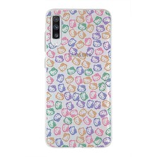 PrintiFy Samsung Galaxy A70 Uyumlu Kapak Hello Kitty Tasarımlı Şeffaf Süper Silikon Kılıf