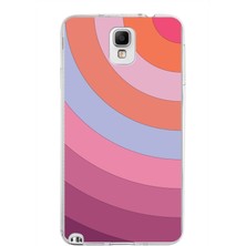 PrintiFy Samsung Galaxy Note 3 Kapak Renk Cümbüşü Tasarımlı Şeffaf Süper Silikon Kılıf