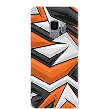 PrintiFy Samsung Galaxy S9 Kapak Grafiti Tasarımlı Şeffaf Süper Silikon Kılıf