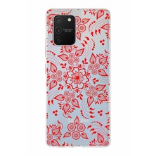 PrintiFy Samsung Galaxy S10 Lite Kapak Nostalji Desen Tasarımlı Şeffaf Süper Silikon Kılıf