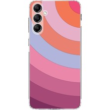 PrintiFy Samsung Galaxy S23 Fe Kamera Korumalı Kapak Renk Cümbüşü Tasarımlı Şeffaf Süper Silikon Kılıf