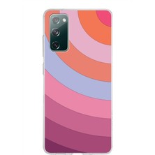 PrintiFy Samsung Galaxy S20 Fe Kapak Renk Cümbüşü Tasarımlı Şeffaf Süper Silikon Kılıf