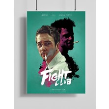 Poster City Fight Club Film Posteri Çerçevesiz