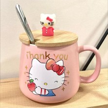 Hediyesahibi  Hello Kitty Tasarım Kupa Bardak