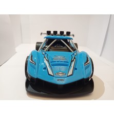 Tila Toys Uzaktan Kumandalı Mavi Şarjlı 22CM Hız Isteyenlere Yarış Arabası