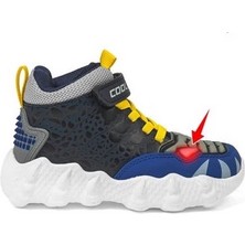 Cool Godzilla Işıklı Mavi & Kırmızı Bilekli Erkek Çocuk Spor Ayakkabı