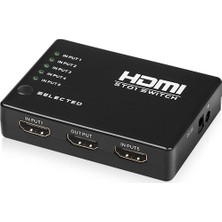 Dark DK-HD-SW4X1 4 Port HDMI Çoklayıcı Matrıx Swıtch Uzaktan Kumandalı