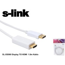 S-Lınk SL-DS560 Display To HDMI 1.8m Kablo