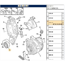 Psa Gergi Kütük 307 308 407 508 607 807 Expert C4 C5 C8 Jumpy DW10 (1611424380-APV1028)